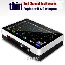Oscilloscope de stockage numérique ultramince 1013D fiable 2 voies, conception compacte, 100 MHz.