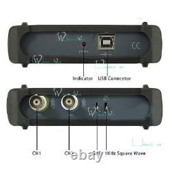 Oscilloscope numérique USB PC 2 canaux 40MHz 100MSa/s analyseur de spectre FFT