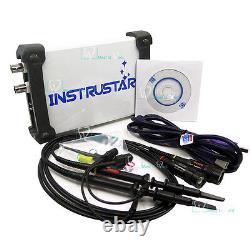 Oscilloscope numérique USB PC 2 canaux 40MHz 100MSa/s analyseur de spectre FFT