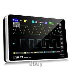 Oscilloscope numérique portable à tablette numérique portable sans fil avec écran tactile LCD 7 pouces.