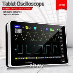 Oscilloscope numérique ultramince 1013D de haute résolution 2CH avec une fréquence de 100MHz.