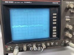 Philips PM3323 Oscilloscope numérique de stockage 500 Méga-échantillons par seconde TEL QUEL