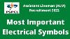 Symboles Électriques Symboles Pour Le Dessin Électrique Symboles Électriques Pour L'examen Alm 2022