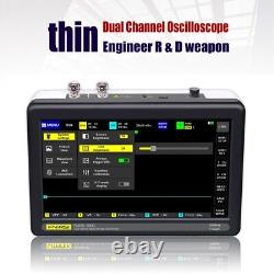 Tablette numérique oscilloscope 7 pouces NIRSI 1013D, 2 voies, bande passante de 100 MHz, échantillonnage de 1GS