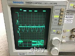 Tektronix 11402a Oscilloscope De Stockage Numérique Mainframe Avec Plug-insfree Ship