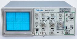 Tektronix 2201 Digital+analog 20mhz, Deux Canaux D'oscilloscope /w Fonction De Stockage