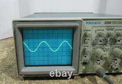 Tektronix 2210 50/10 Mhz Analogique/digital 2 Channel Storage Oscilloscope No Handle