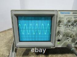 Tektronix 2210 50/10 Mhz Analogique /digital Two Channel Storage Oscilloscope Testé