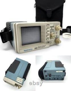 Tektronix 222-01 Oscilloscope de stockage numérique Accessoires inclus Livraison gratuite