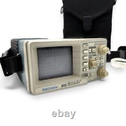 Tektronix 222-01 Oscilloscope de stockage numérique Accessoires inclus Livraison gratuite