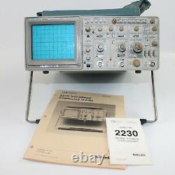 Tektronix 2230 100 Mhz Oscilloscope De Stockage Numérique Pour Pièces Ou Réparation Uniquement