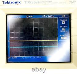Tektronix Tds 2024, 200 Mhz, 2gs/s, Oscilloscope De Stockage Numérique À Quatre Canaux