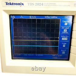 Tektronix Tds 2024, 200 Mhz, 2gs/s, Oscilloscope De Stockage Numérique À Quatre Canaux