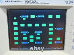 Testé Agilent Dso3102a 100mhz 1gsa/s Oscilloscope De Stockage Numérique À Deux Canaux