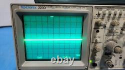 Testé Tektronix 2230 Oscilloscope De Stockage Numérique À Deux Canaux 100 Mhz 20ms