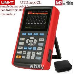 Uni-t Utd1050cl Stockage Numérique Portatif Oscilloscope 50mhz Multimètre Usb LCD