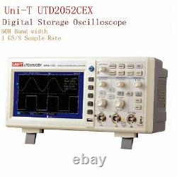 Uni-t Utd2052cex 2ch Oscilloscope De Stockage Numérique 50mhz 1gsa/s Usb Multilingue