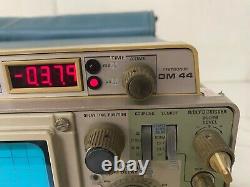 Vintage Tektronix 466 Oscilloscope De Stockage Double Trace Avec Multimètre Numérique Dm44